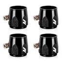 Mishimoto Aluminum -6AN Hex Finishers - Black-1