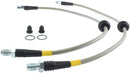 08-13 E9X M3 StopTech SS Front Brake Lines-1