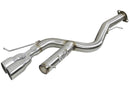aFe MACHForce XP 08-13 BMW 135i L6-2.0L N54/N55 3in. 304 SS Axle-Back Exhaust w/Polished Tips-1