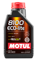 Motul 1L Synthetic Engine Oil 8100 0W20 ECO-LITE-1