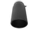 aFe Power MACH Force-Xp 5in In x 6in Out x 15in L Bolt-On 409 SS Exhaust Tip - Black-2
