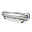 Air Lift 4 Gal Alum Tank - (2) 1/4in (2) 3/8in End & 1/4in Drain - 30in L X 6in D - Polished-1