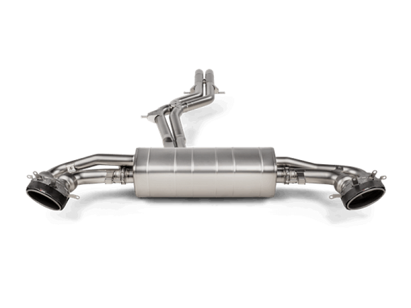 Akrapovic 2020+ Audi RS Q8 (M4) Evolution Line Cat Back (Titanium) w/Carbon Fiber/Titanium Tips