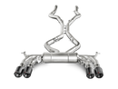 Akrapovic 15-17 BMW X5M (F85) Evolution Line Cat Back (Titanium) w/ Carbon Tips-6