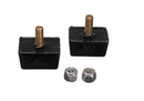 Energy Suspension Univ Blk 7/8in H x 1-7/8in L x 1-3/8in W Low Profile Rectangular Bump Stops (2 ea)-2